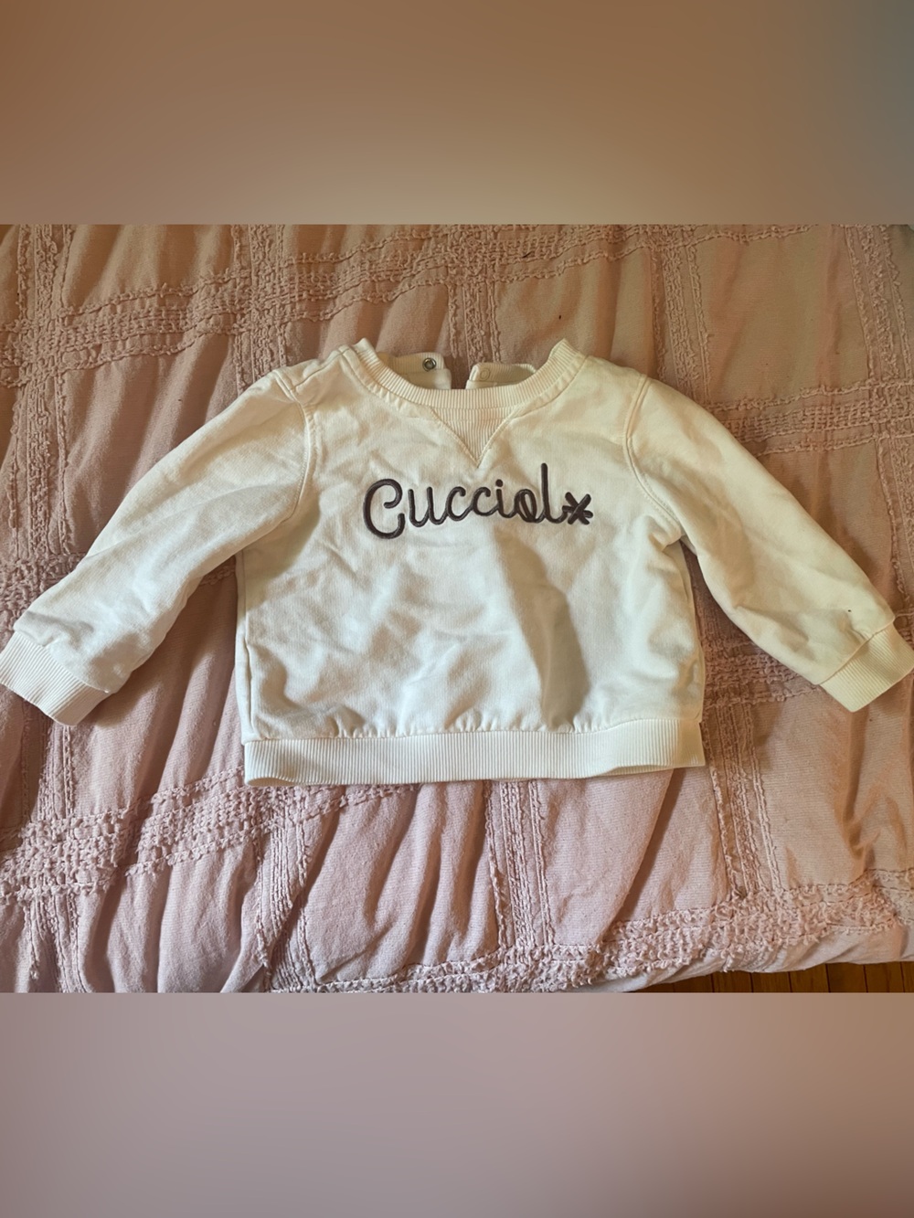 Original Marines Cream Baby Outfit